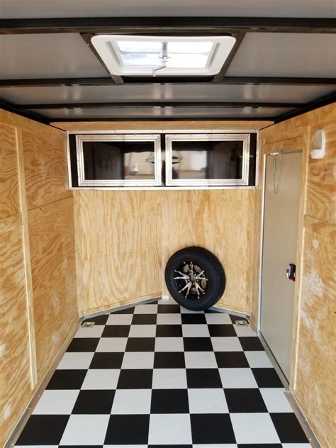 enclosed cargo trailer installation